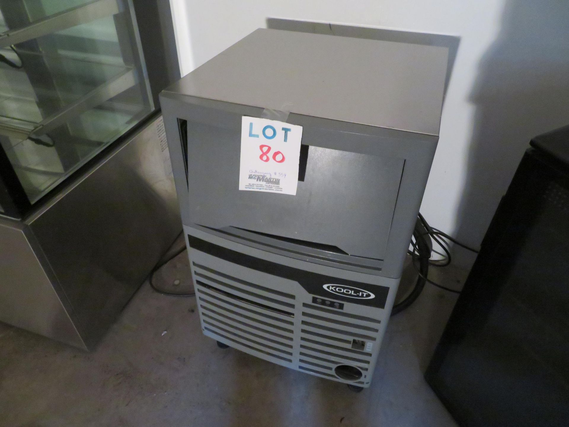 KOOL-IT ice machine Mod # HCU-110, approx. 21"w x 22"d x 34"h