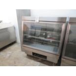 ZESTO refrigerated glass display showcase, Mod # DC-48SC approx. 48"w x 29"d x 58"h