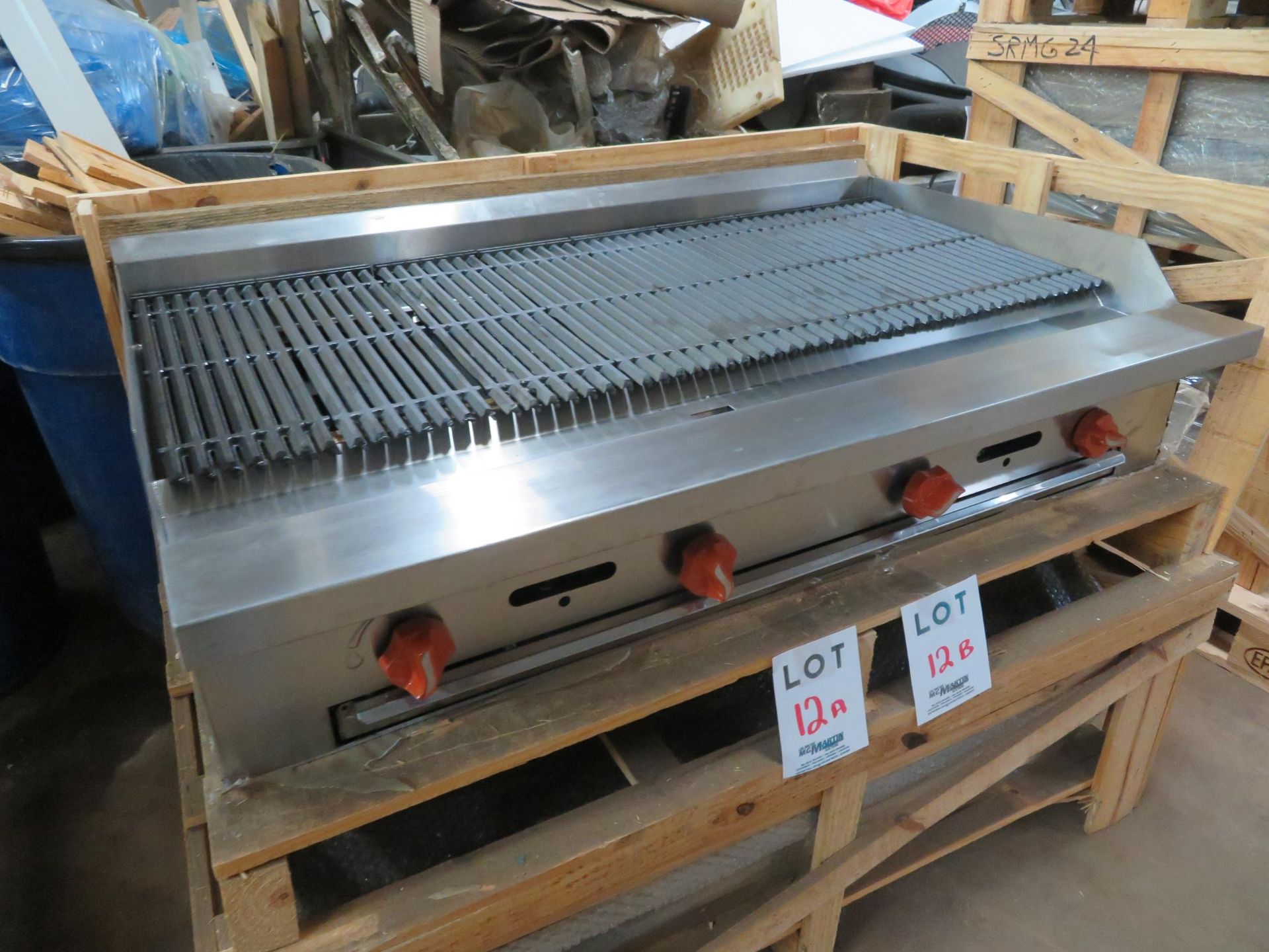 Brand New SIERRA natural gas radiant 48" broiler, Mod #SRRB-48 approx. 48"w x 30"d x 9"h