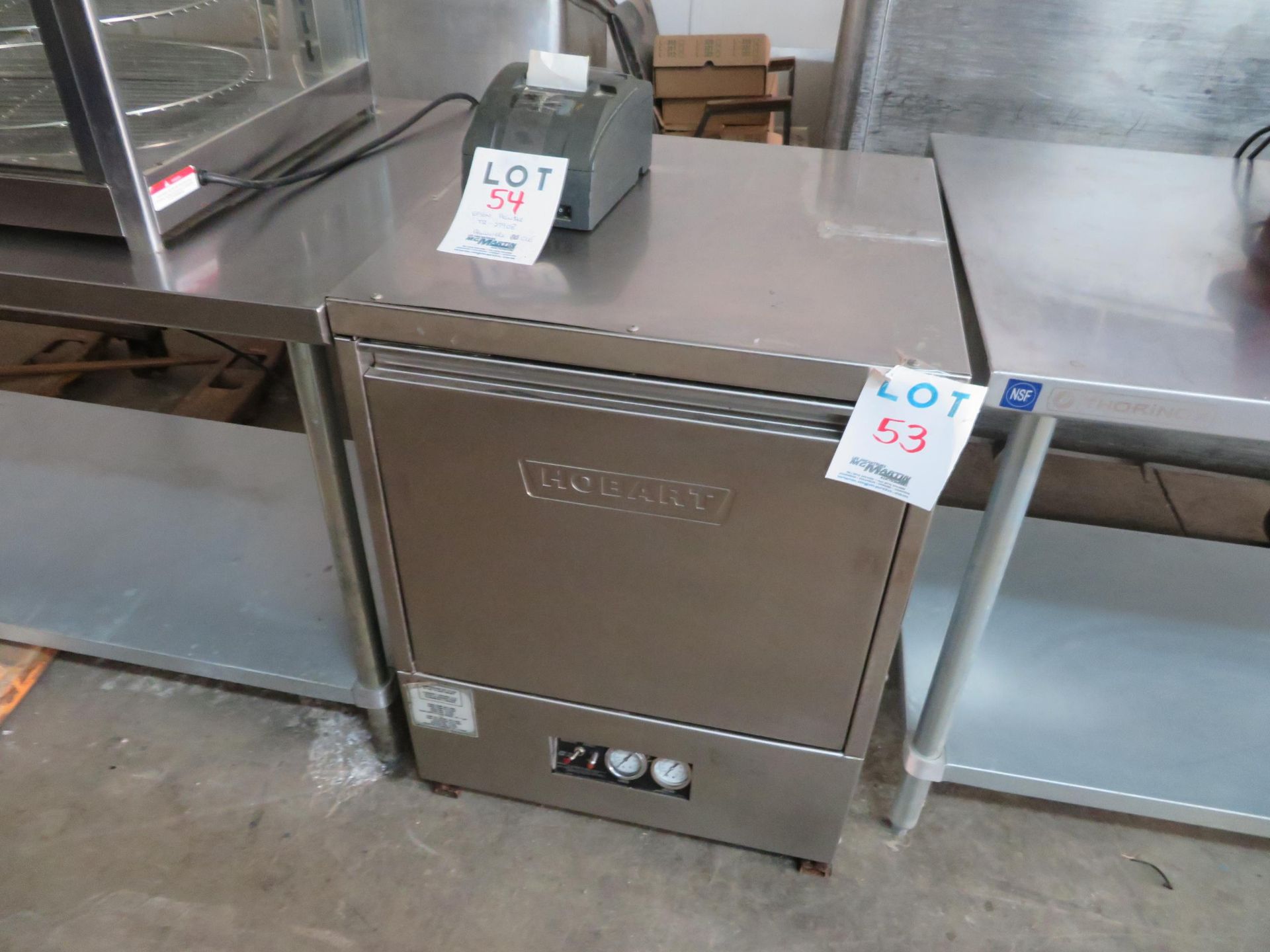 HOBART commercial dishwasher approx. 24"w x 24"d x 34"h