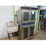 DOYON oven and proofer on wheels, Mod # JET AIR, approx. 32"w x 33"d x 71"h