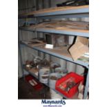 lot of hardware and parts on shelf