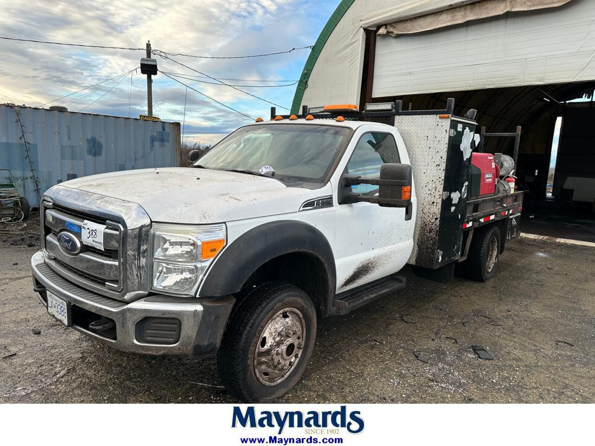 2011 Ford F550XLT Super Duty service truck,