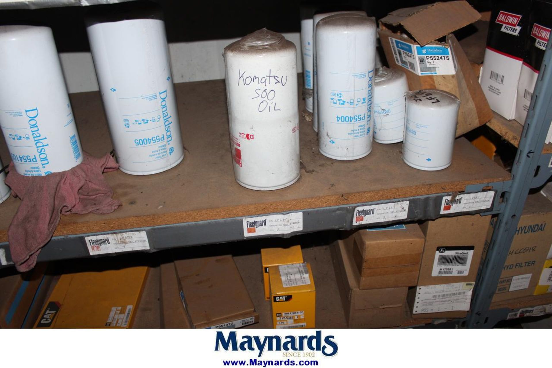 lot of mixed oil filters on 4 tier shelf - Image 4 of 4