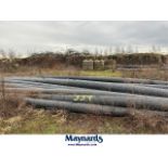 lot of thick wall perfricated PBC pipe, mixed lengths