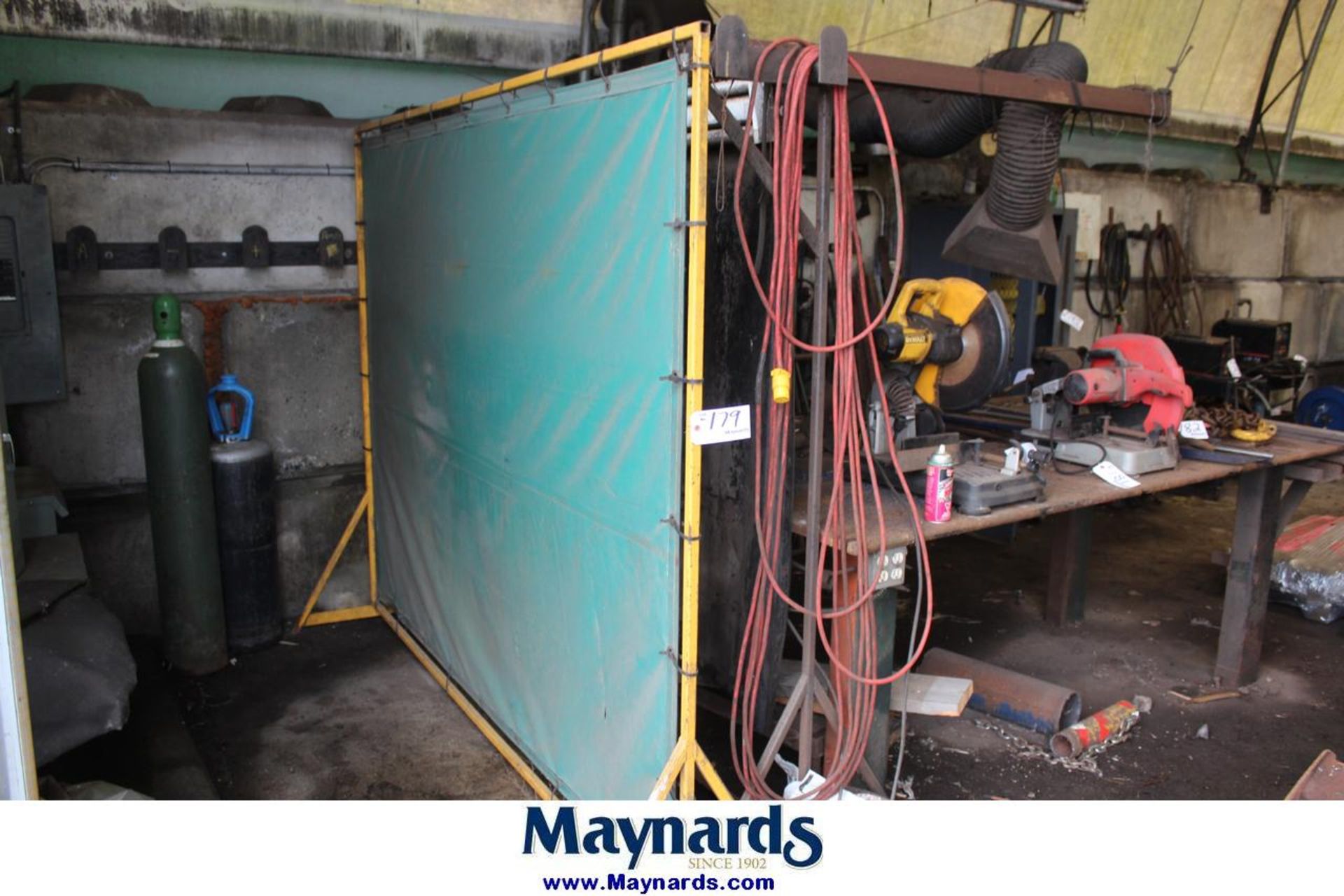 lot of welding screens