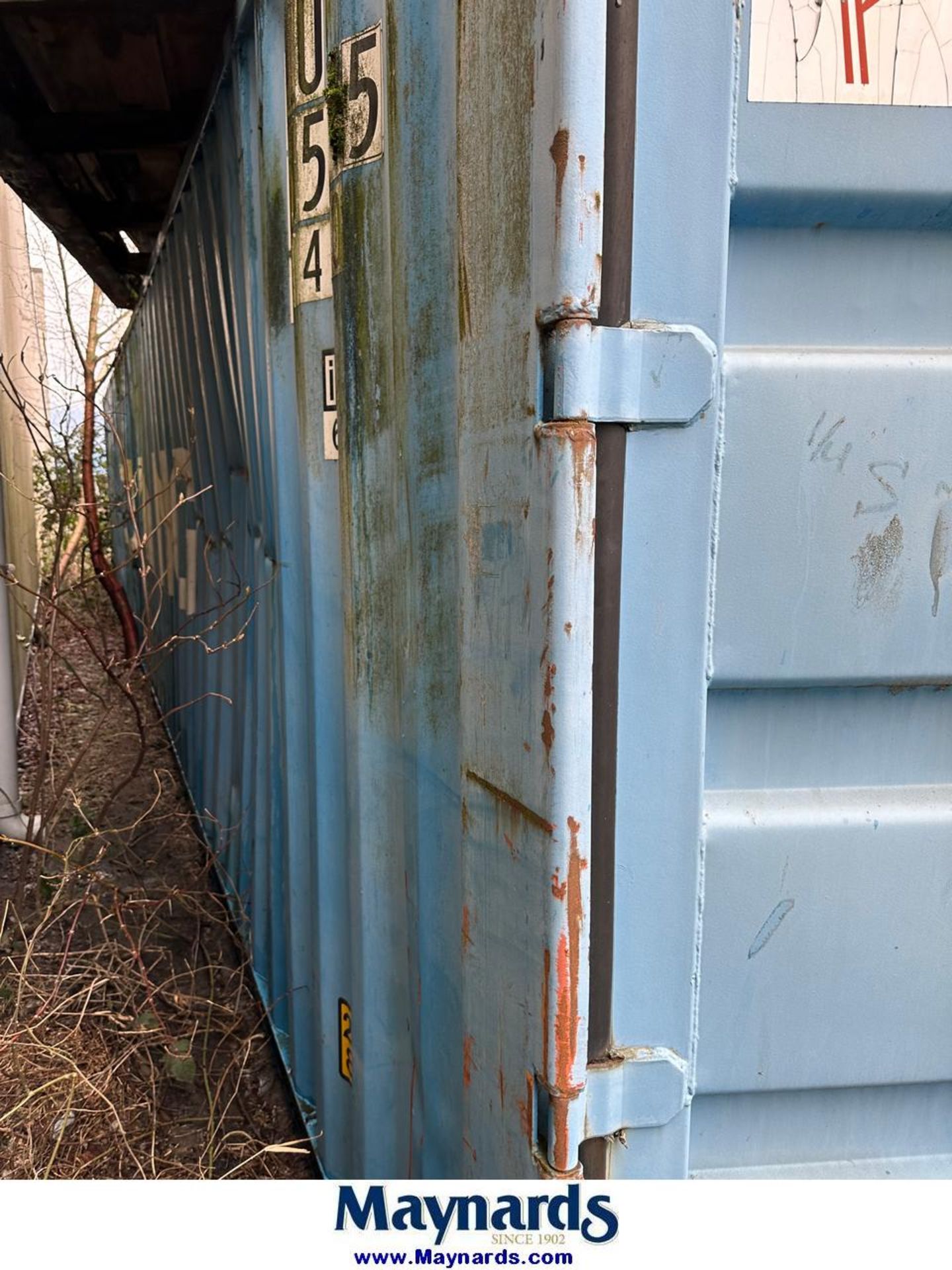 1996 40 ft shipping container (dented side) - Image 4 of 4