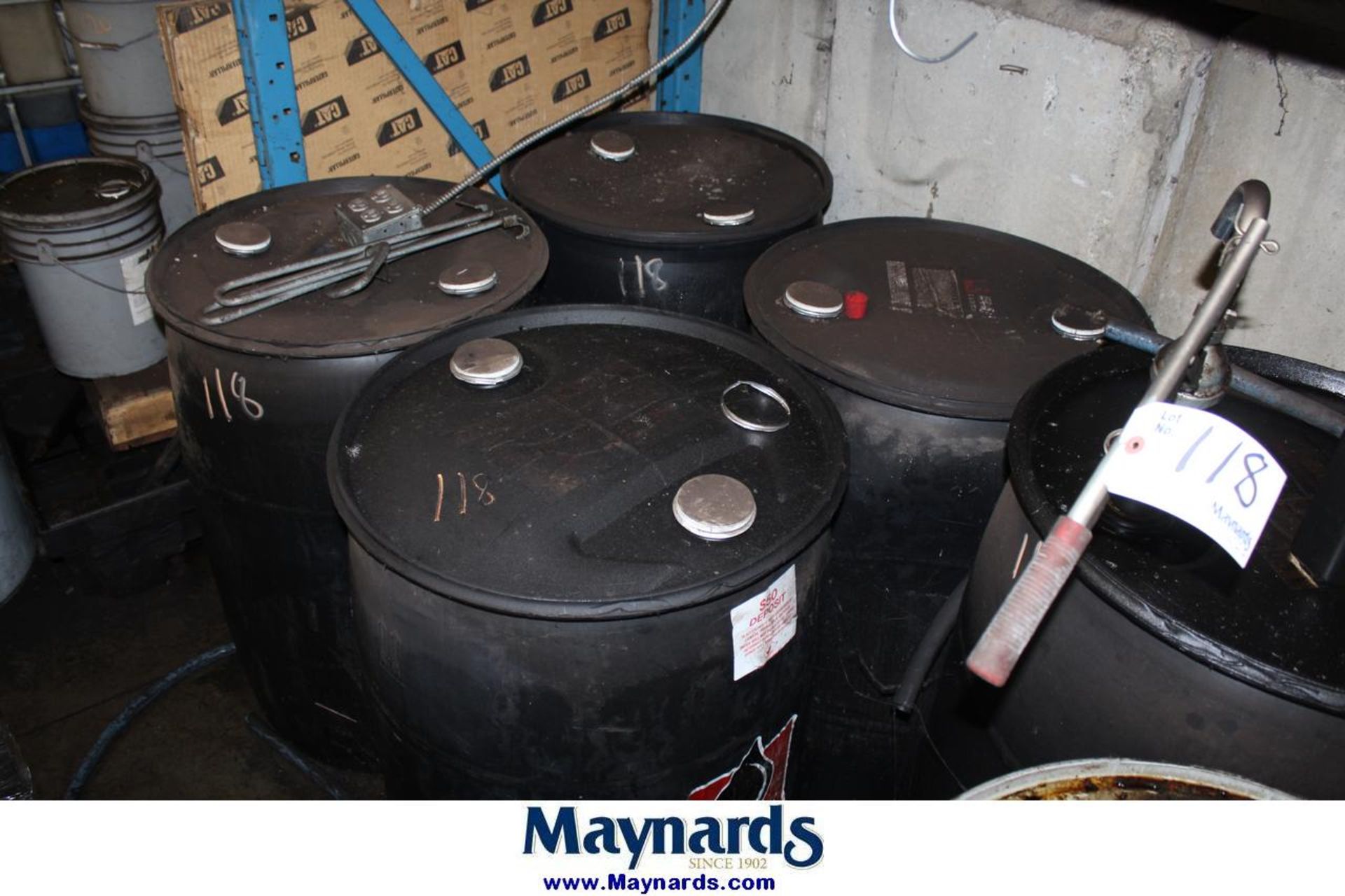 (10) 55 gallon drums - Image 5 of 5