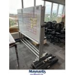 (3) rolling white boards