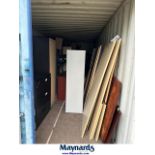 lot of office furniture