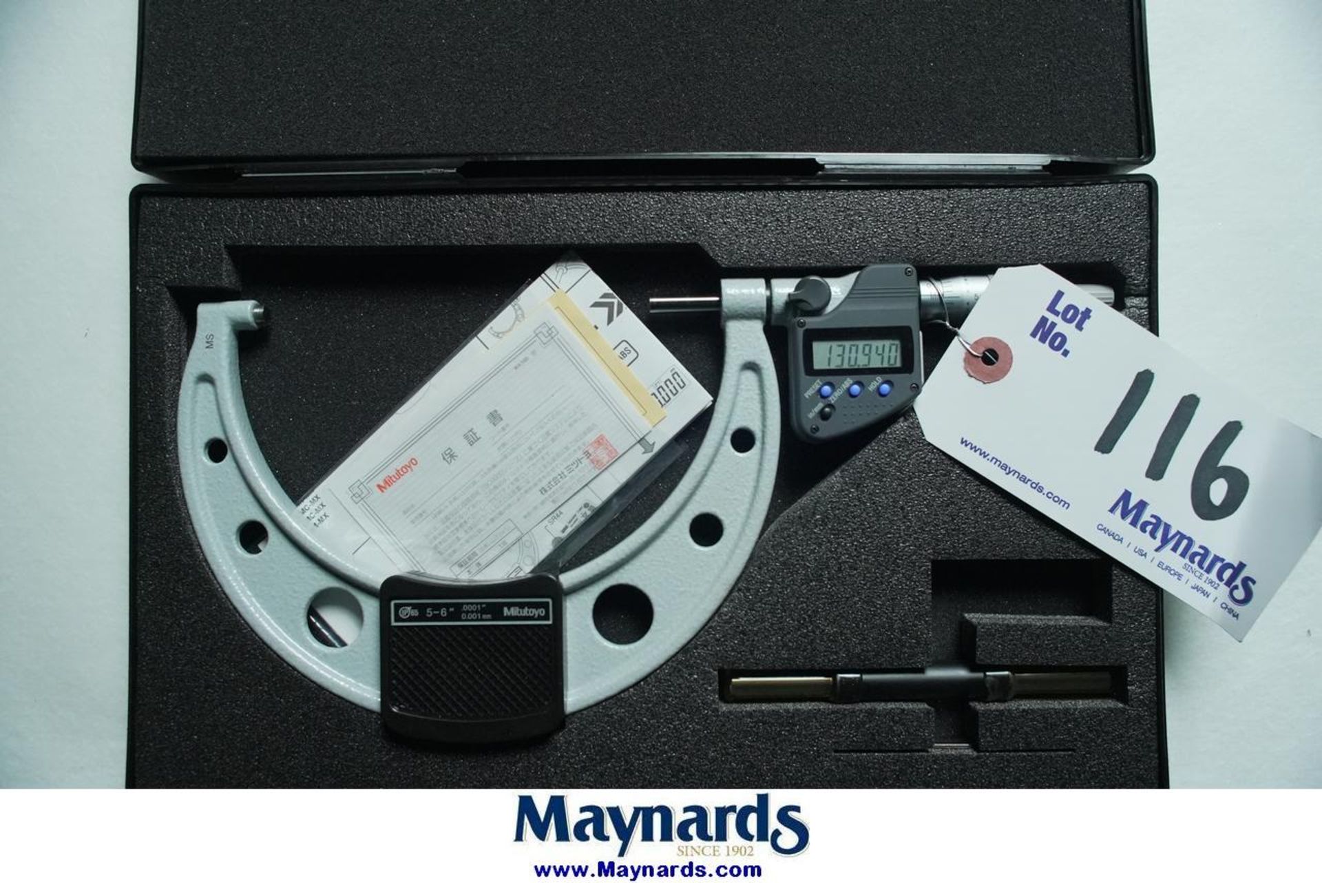 Mitutoyo MDC-6" MX micrometer