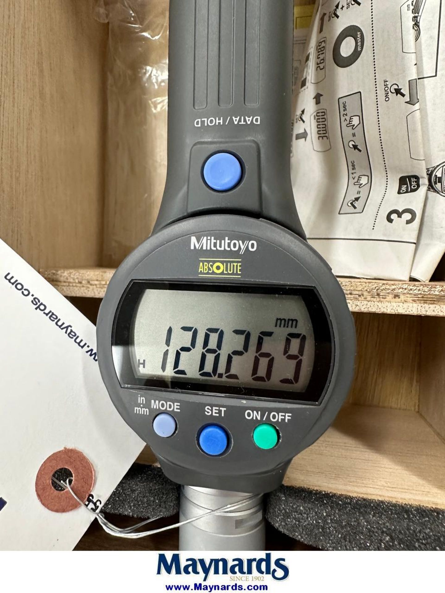Mitutoyo SBM-5CX digital boardmatic gauge - Image 2 of 3
