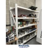 Uline 4 tier steel storage shelf