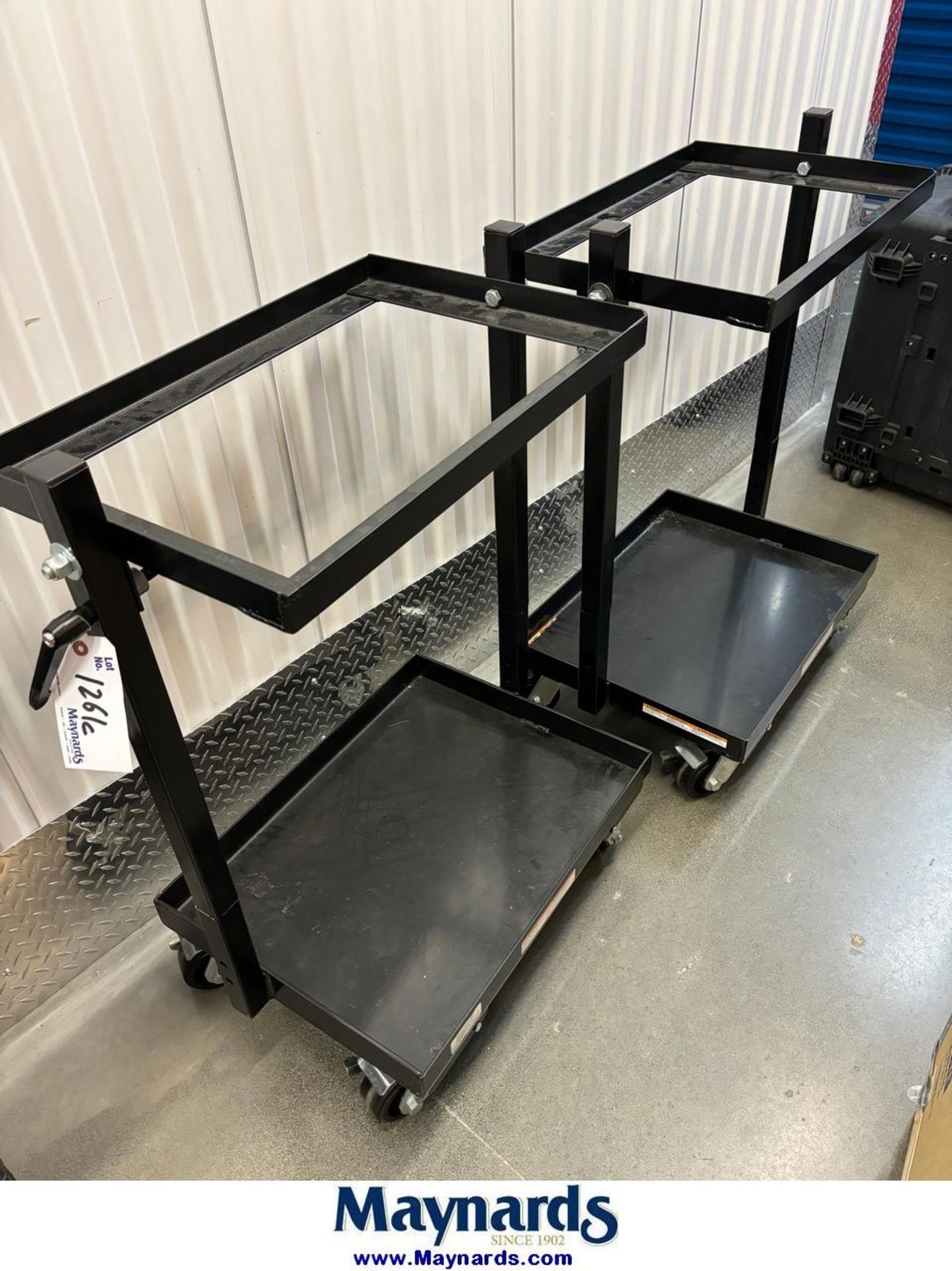 (3)Two tier steel carts