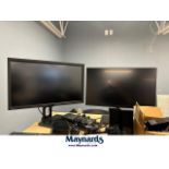 (2) 27" monitors