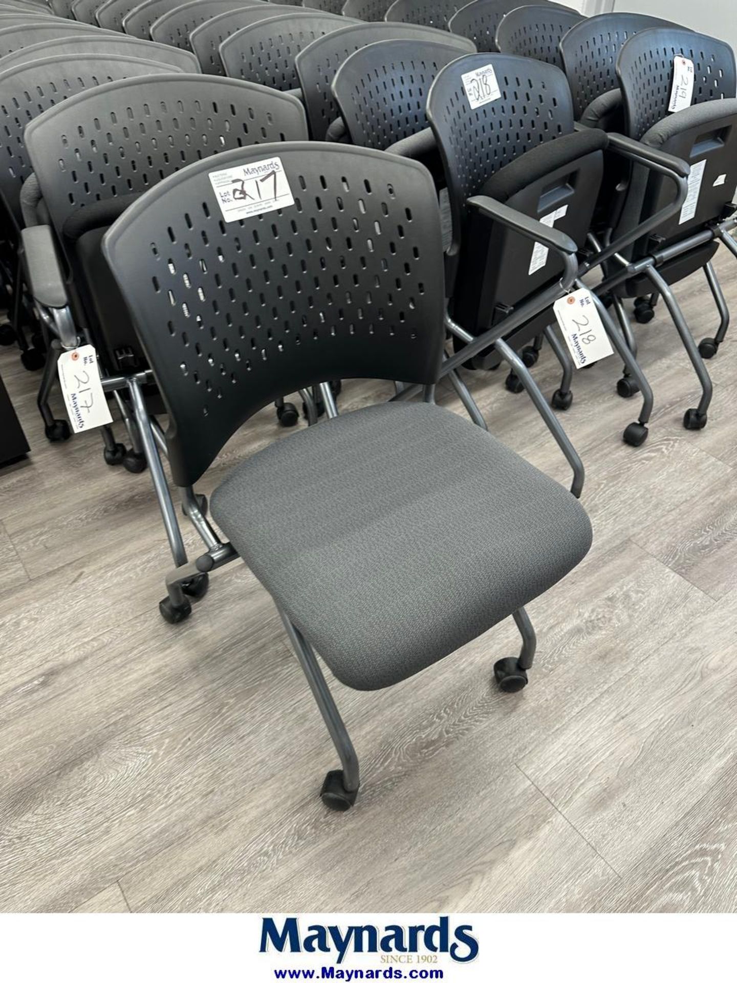 (11) folding office chairs - Image 2 of 2