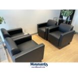 (4) waiting room chairs