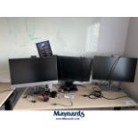 HP (3) 27" monitors