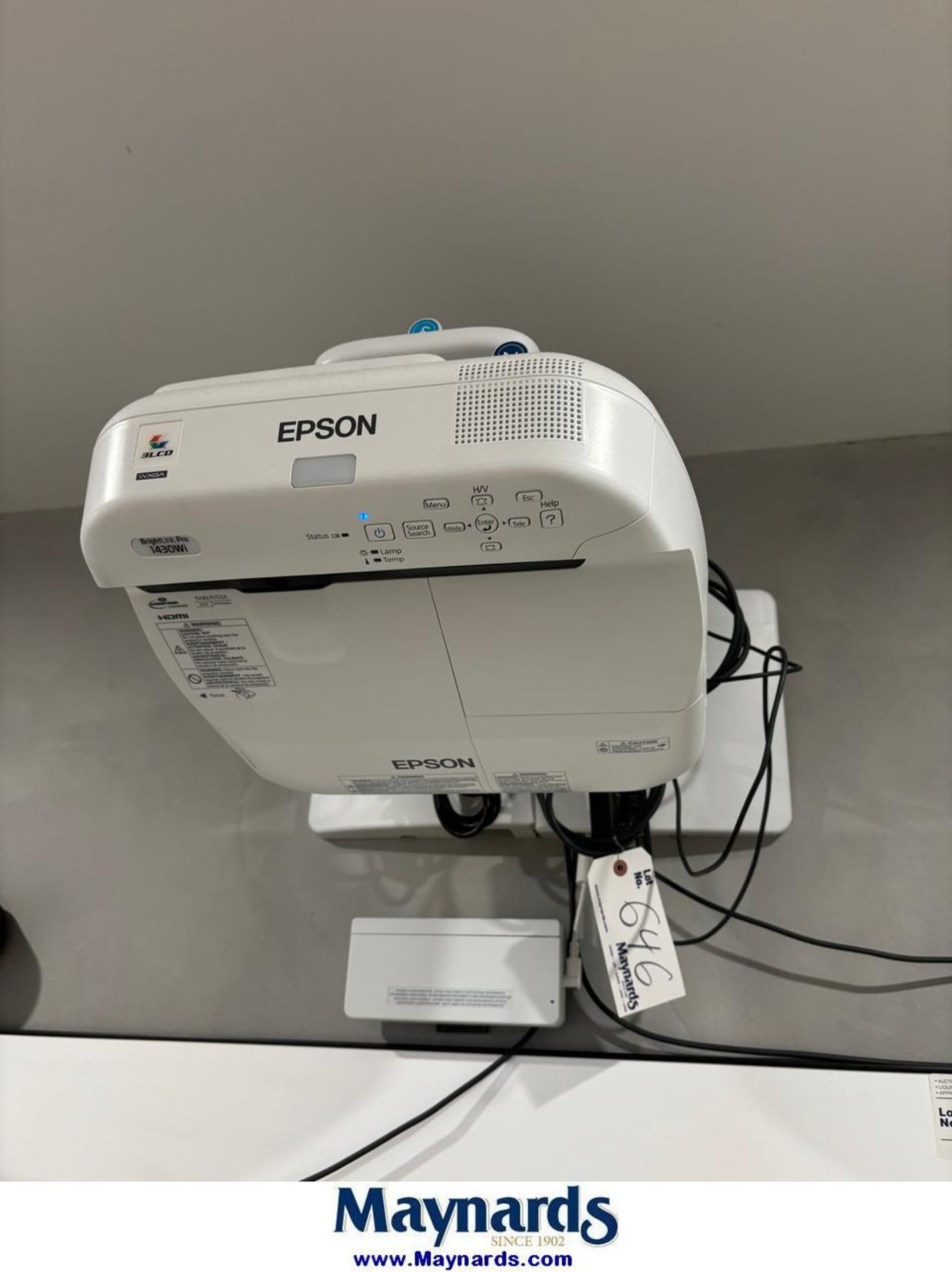 Epson Brightlight Pro 1430Wi overhead projector