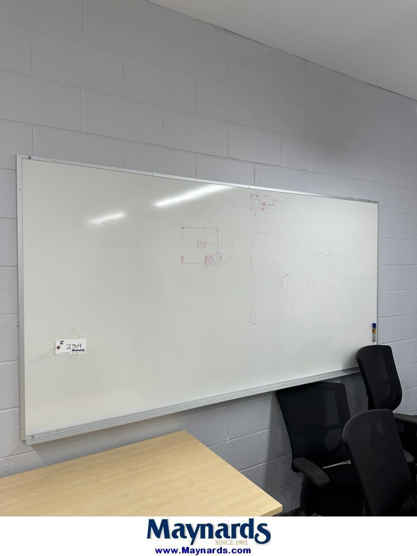 (3) white boards 4 ft by 8 ft - Image 2 of 2