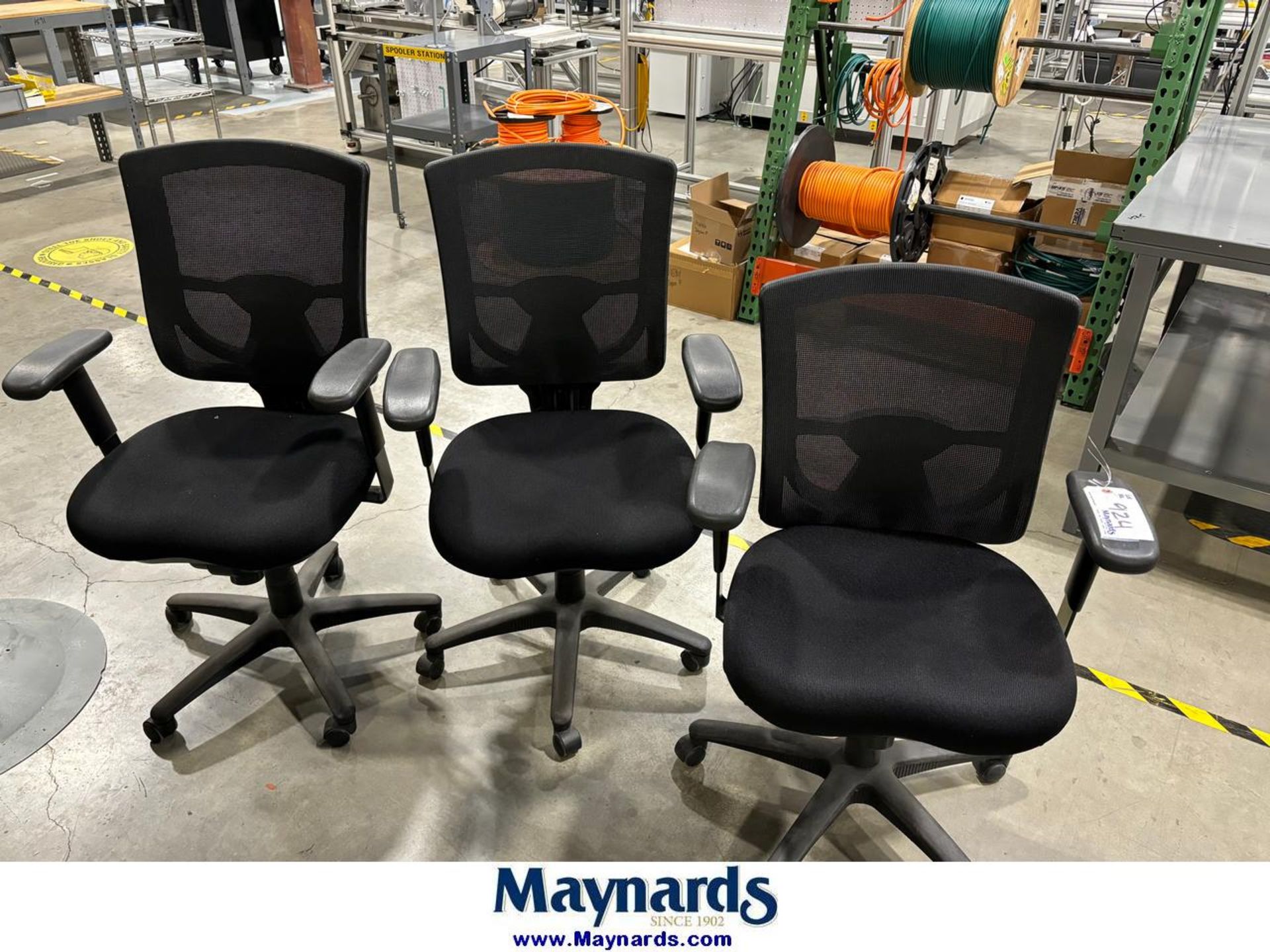 (3) gas lift office chairs