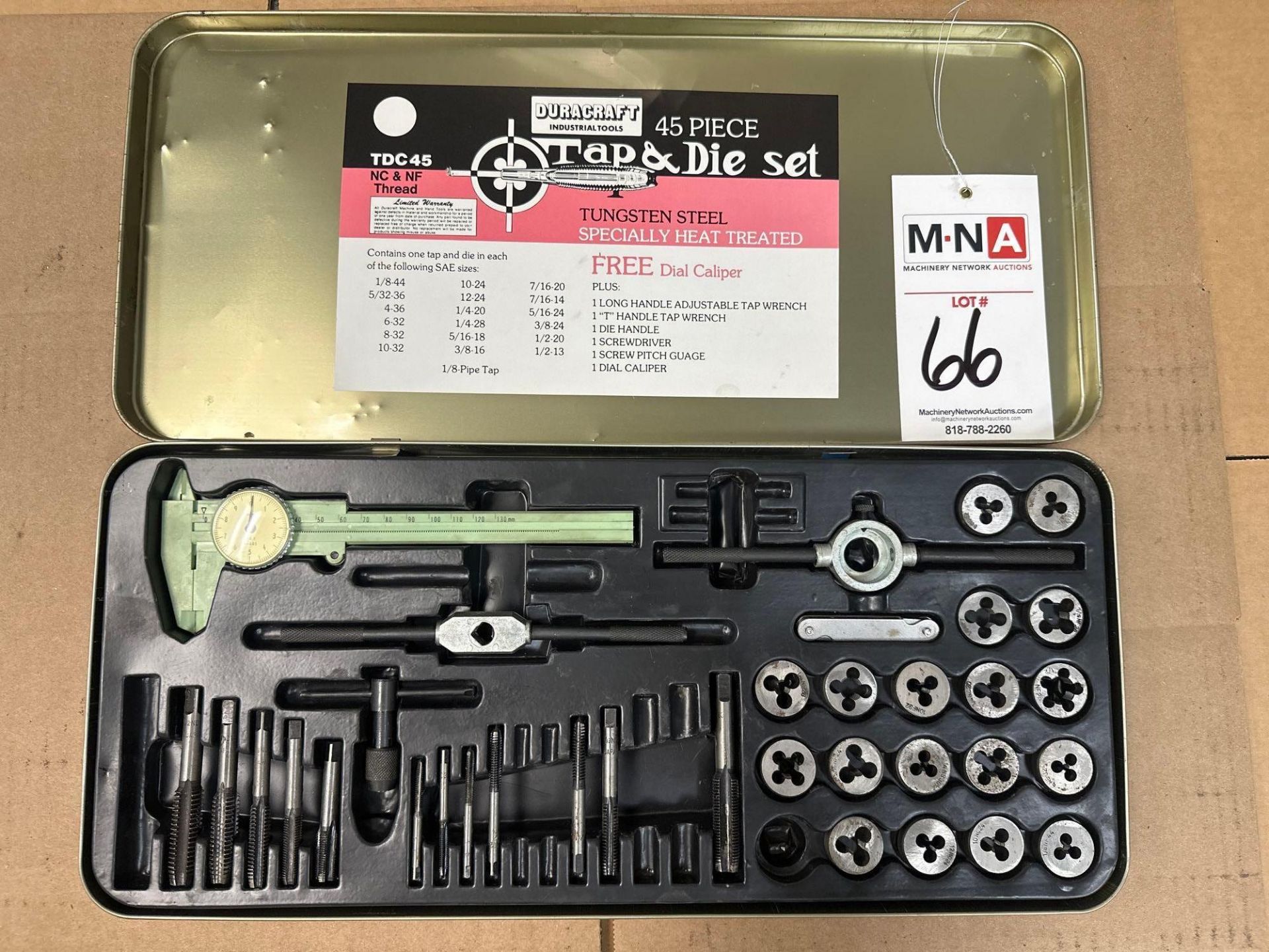 Duracraft Tungsten Steel Tap and Die Set