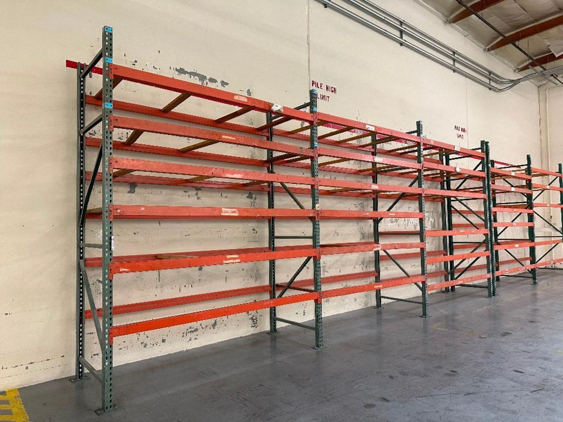 (5) Section of 41” x 111” x 143” Sheet Material Racking *RACKING ONLY*