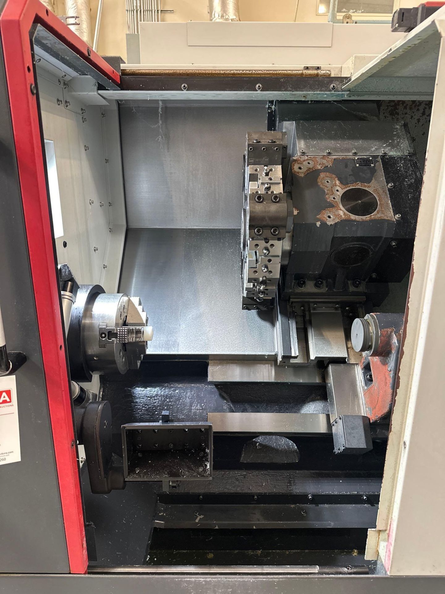 SMEC SL2000 CNC Lathe, 8" Chuck, Fanuc 0i TF Control, 12- Station Turret, s/n 19A3N0250, 2019 - Image 5 of 13