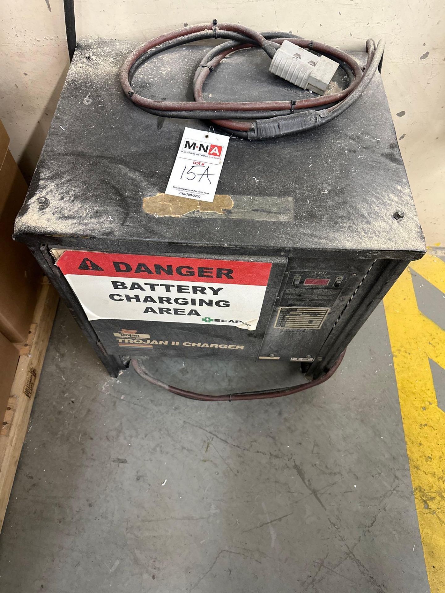 Trojan II 16TS750C Forklift Battery Charger, s/n 56537 Trojan II 16TS750C Forklift Battery Charger, - Image 3 of 4