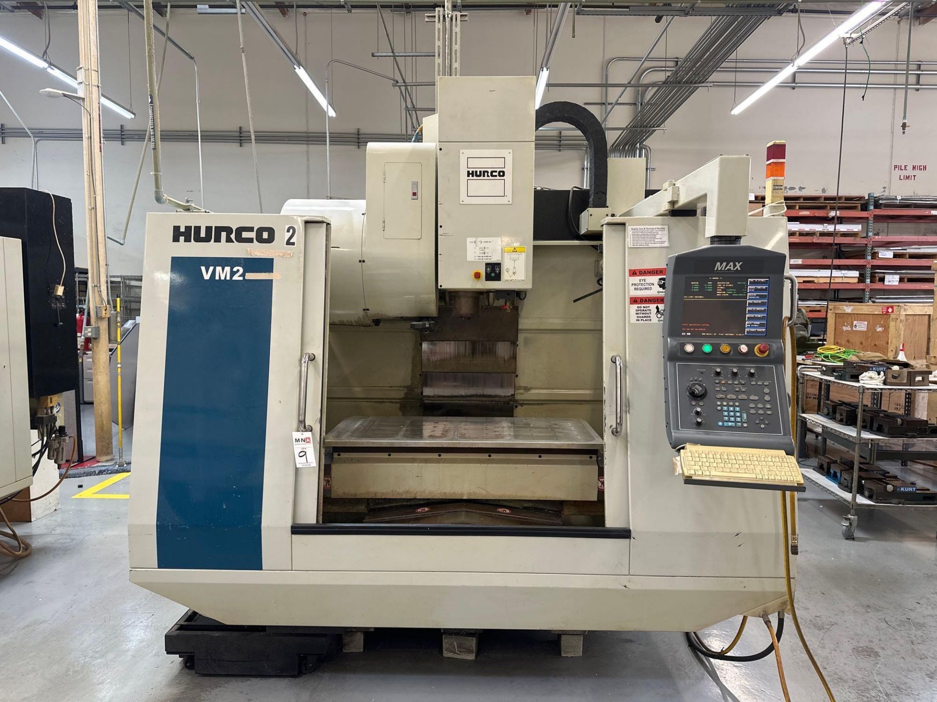 Hurco VM-2 Vertical Machining Center, MAX Control, 20ATC, s/n V12-06013054AEA - Image 4 of 13