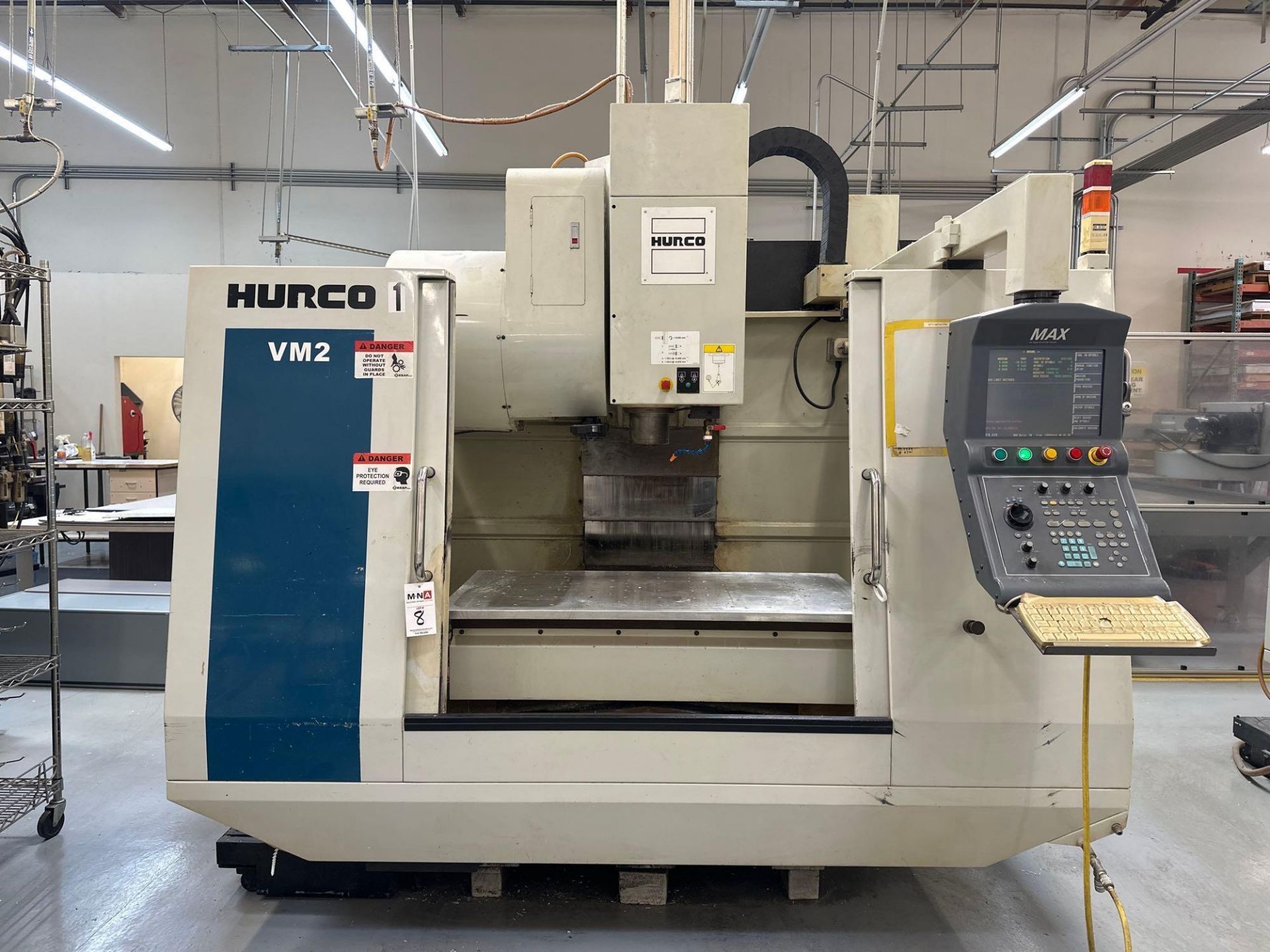 Hurco VM-2 Vertical Machining Center, MAX Control, 20ATC, s/n V12-0601205AAEA - Image 4 of 13