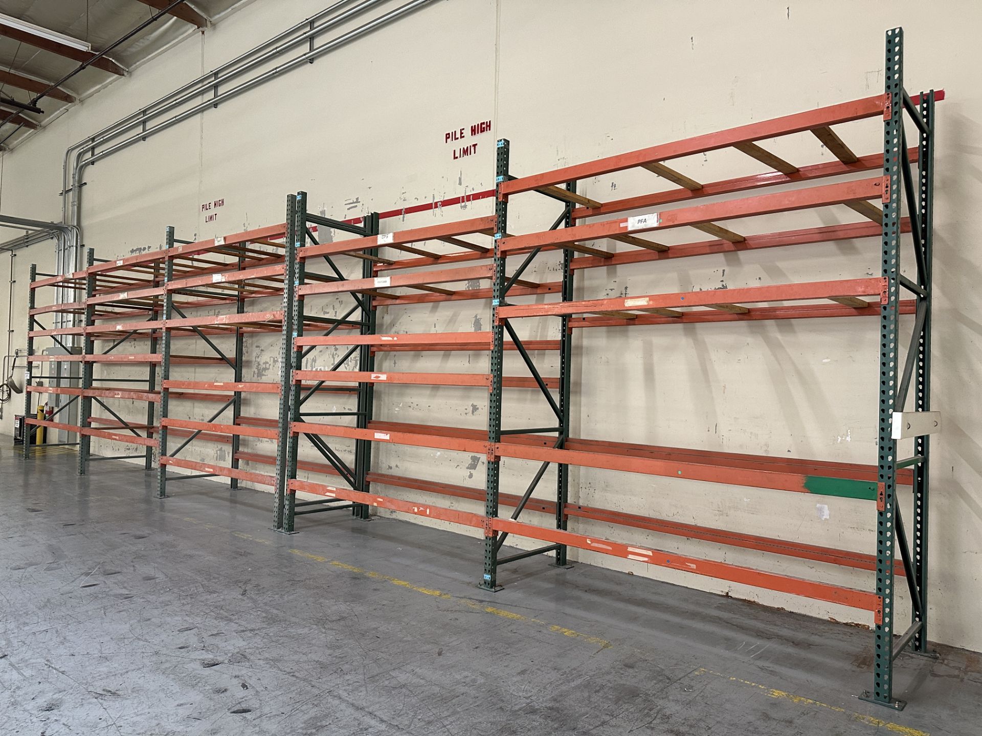 (5) Section of 41” x 111” x 143” Sheet Material Racking *RACKING ONLY* - Image 7 of 12