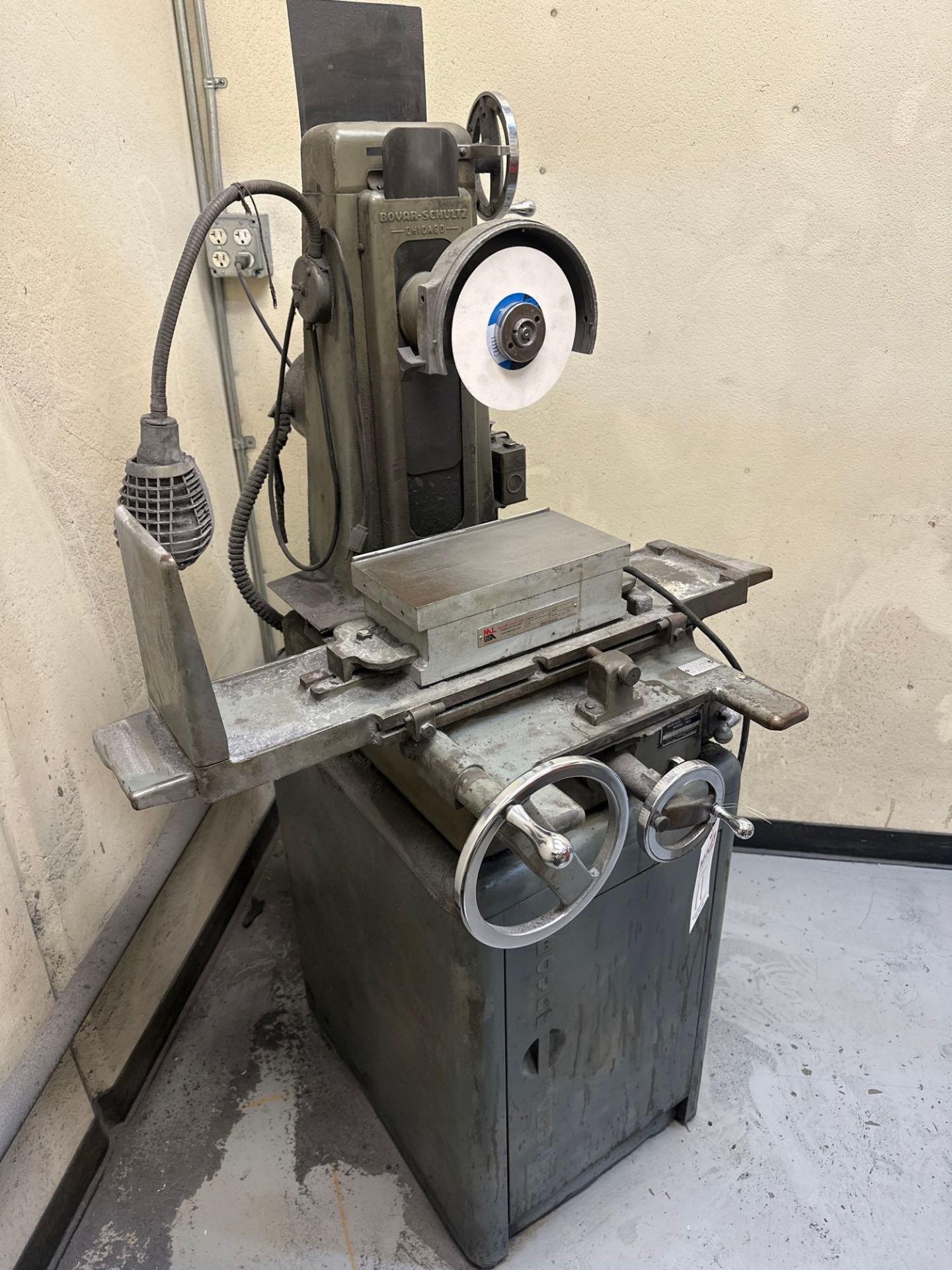 Boyar-Schultz 612 Surface Grinder w/ 6”x12” Magna-Lock Magnetic Chuck, s/n 12622 - Image 3 of 8