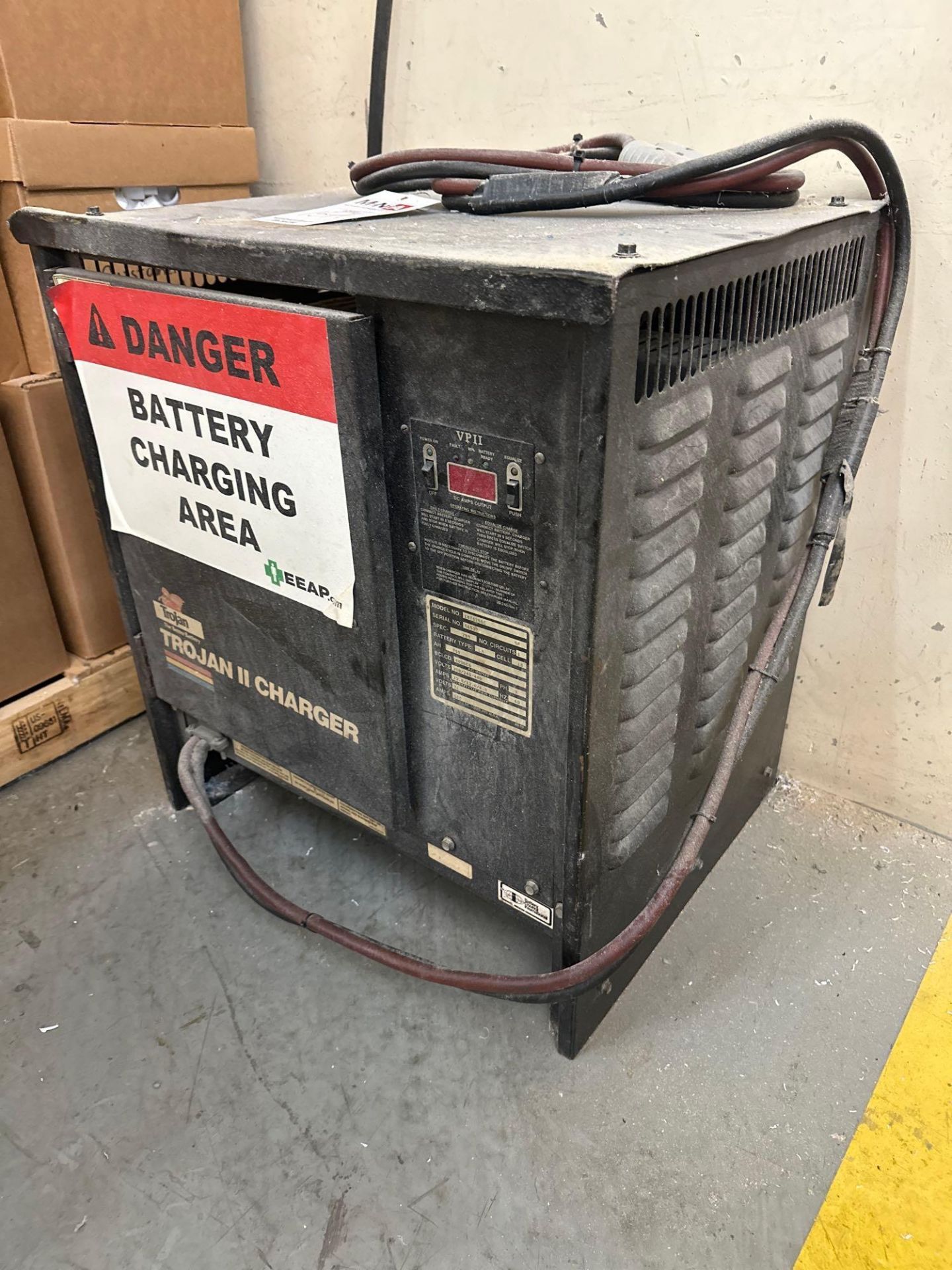 Trojan II 16TS750C Forklift Battery Charger, s/n 56537 Trojan II 16TS750C Forklift Battery Charger, - Image 2 of 4