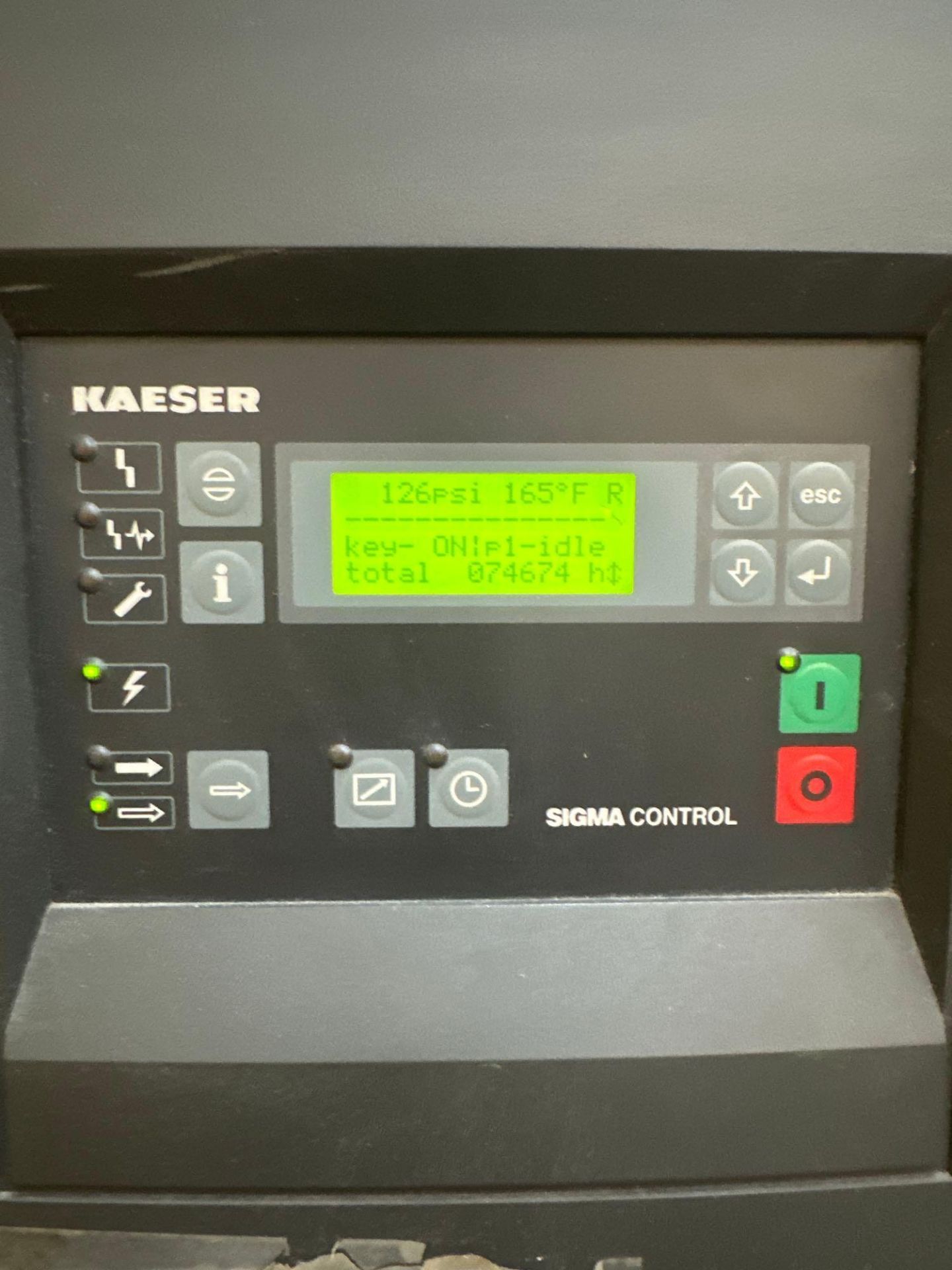 Kaeser AS31 Rotary Screw Air Compressor, 25 HP, 74567hrs - Image 5 of 5