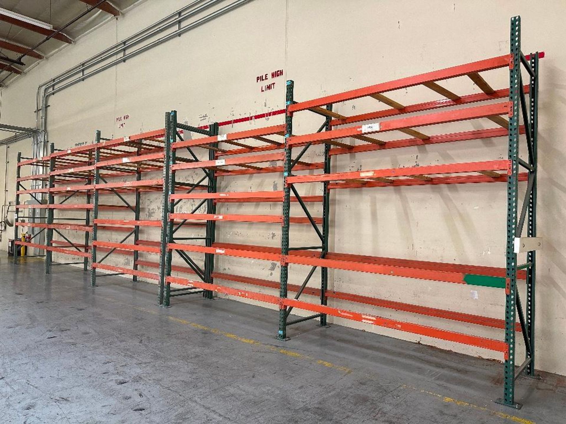 (5) Section of 41” x 111” x 143” Sheet Material Racking *RACKING ONLY* - Image 2 of 12