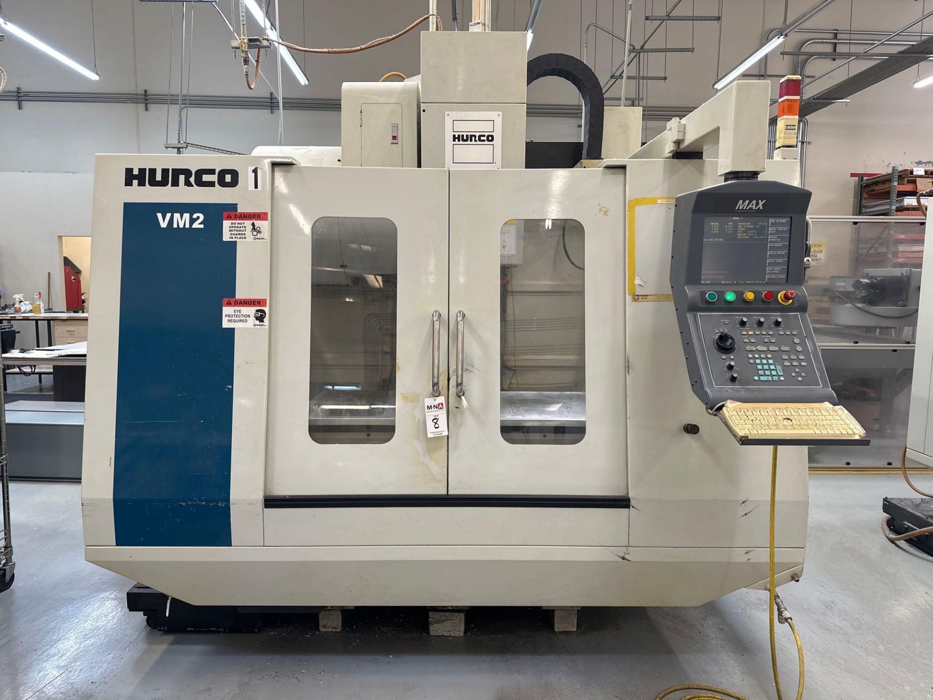 Hurco VM-2 Vertical Machining Center, MAX Control, 20ATC, s/n V12-0601205AAEA