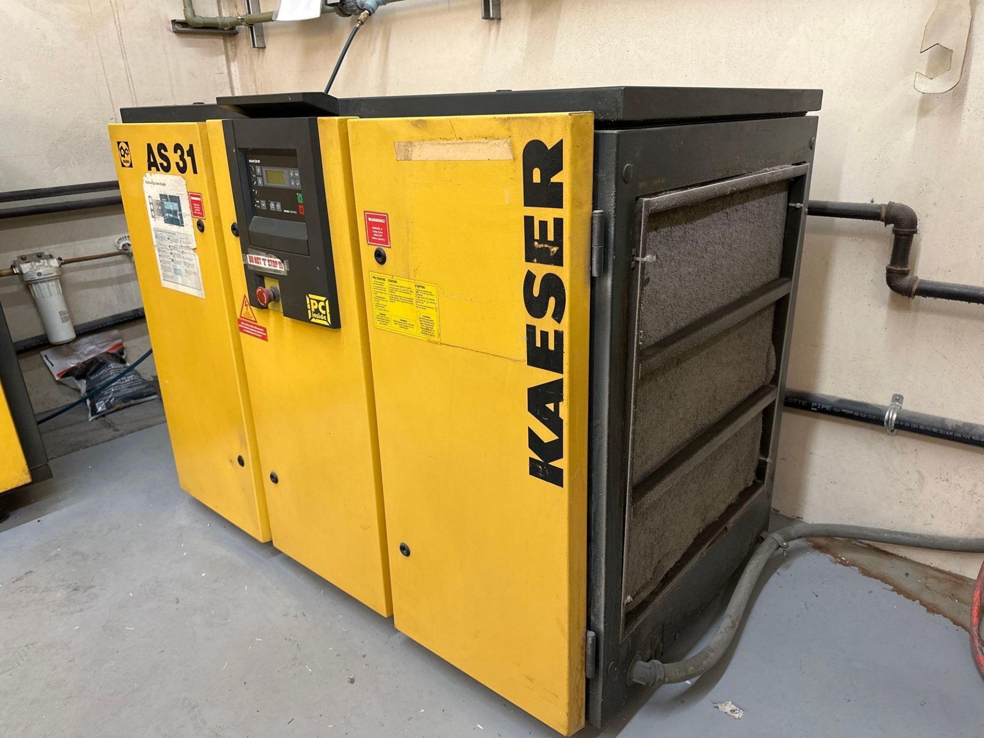 Kaeser AS31 Rotary Screw Air Compressor, 25 HP, 74567hrs - Image 2 of 5