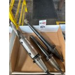 (3) CT-50 Tool Holders w/ Assorted Tooling