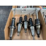 (5) CT-50 Tool Holders w/ Assorted Tooling