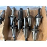(7) CT-50 Tool Holders w/ Assorted Tooling