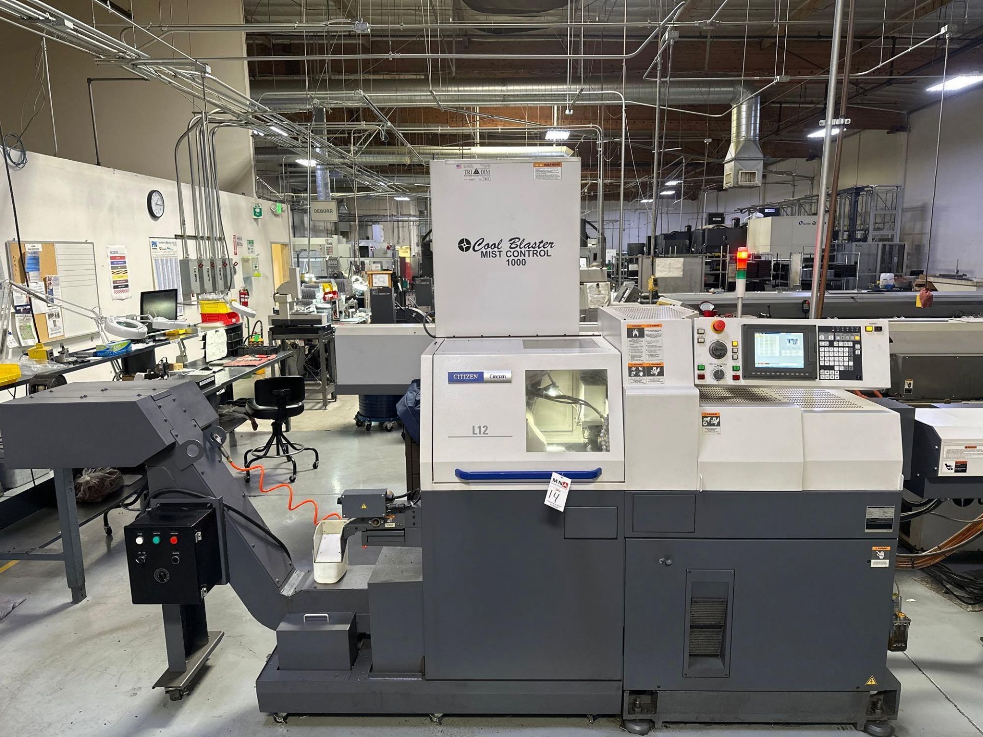 Citizen L12-1M7 6-Axis Swiss CNC Lathe, 18 Station Tool Holders *Delayed for sale in July* - Image 2 of 14
