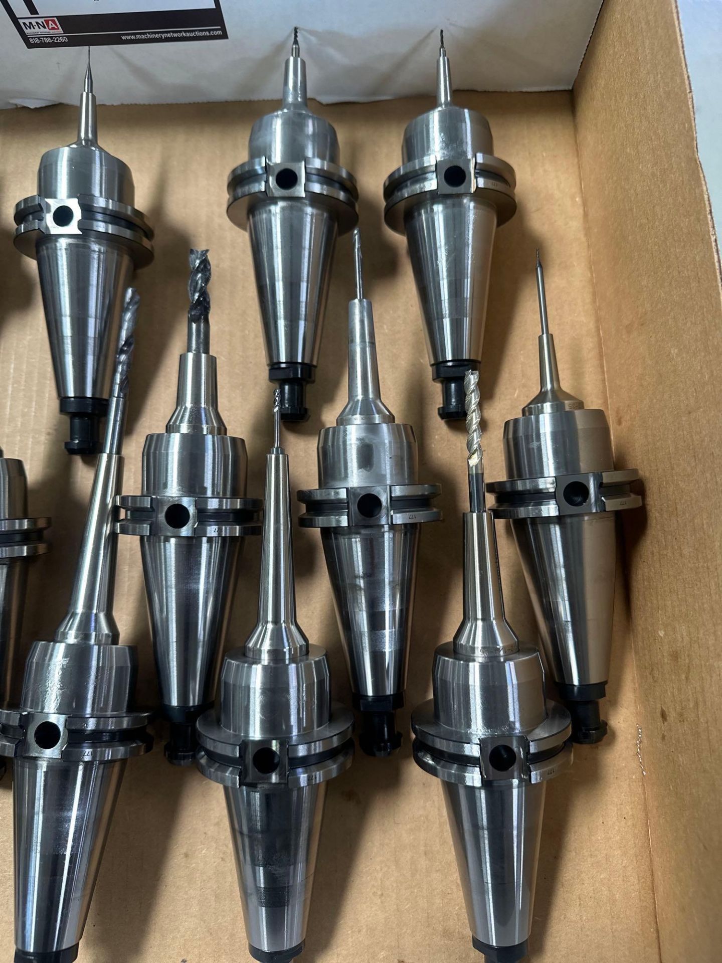 (15) MST CT-40 Shrink Fit Tool Holders w/ Assorted Tooling for Makino A61NX - Image 5 of 6