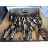 (12) Erickson CT-40 Tool Holders w/ Assorted Tooling for Makino A61NX