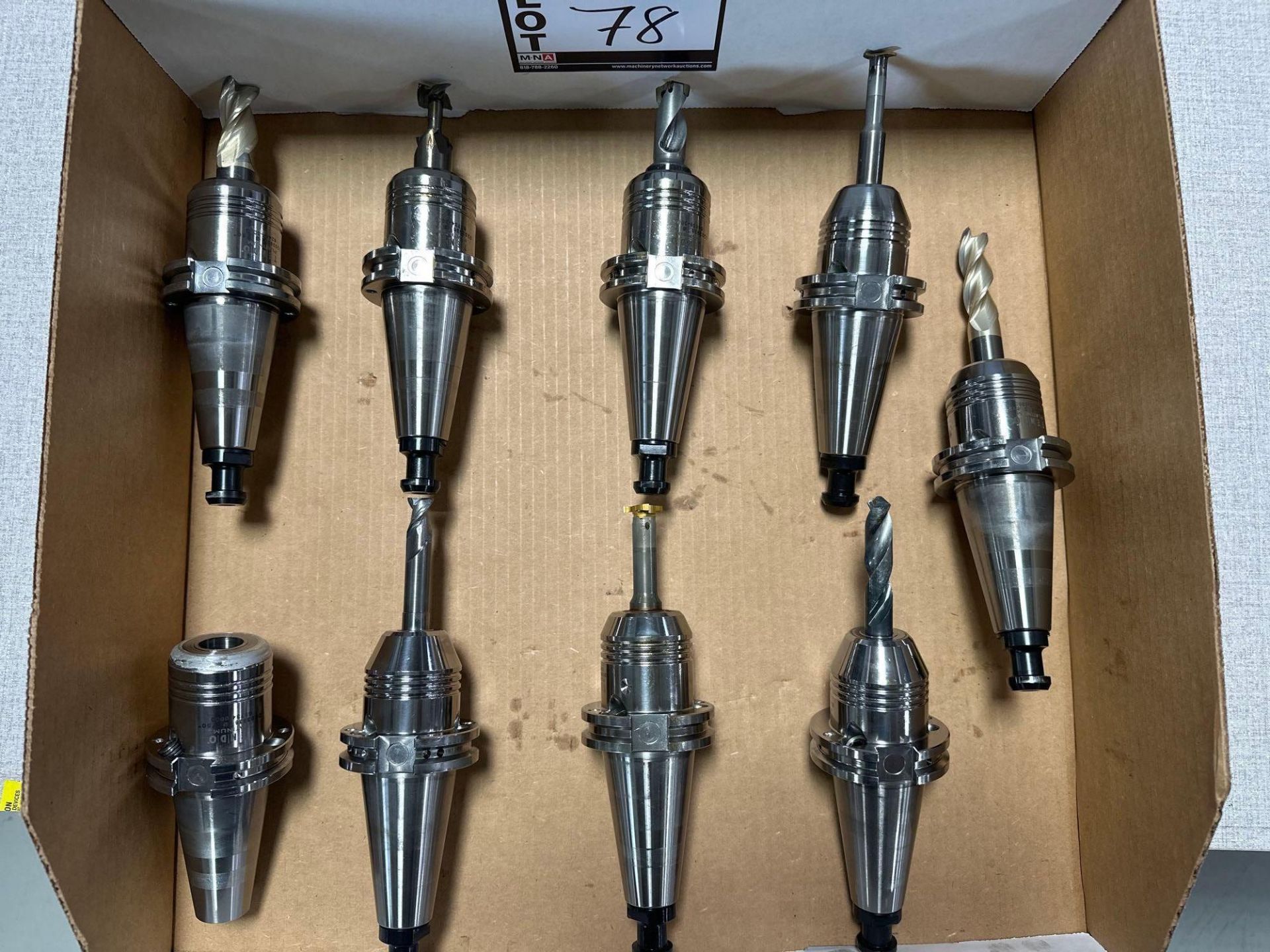 (9) Tendo Platinum Hydraulic CT-40 Tool Holders w/ Assorted Tooling for Makino A61NX - Image 2 of 6