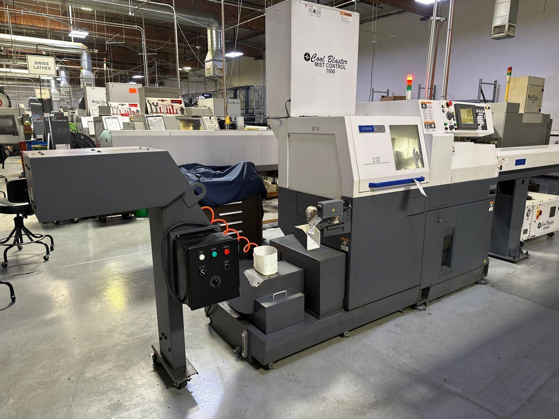 Citizen L12-1M7 6-Axis Swiss CNC Lathe, 18 Station Tool Holders *Delayed for sale in July* - Image 3 of 14