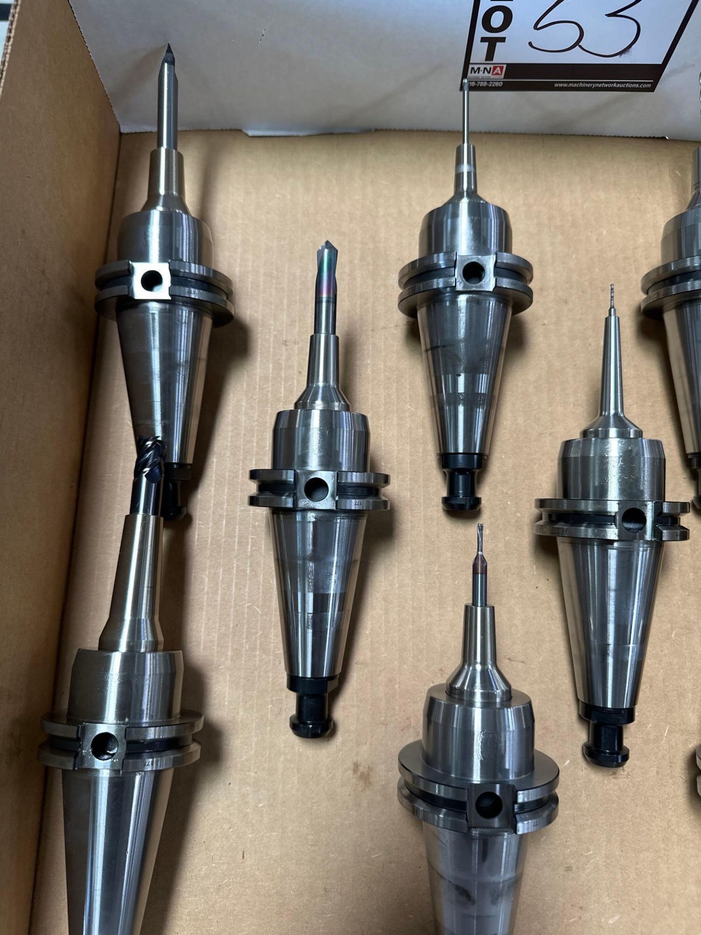 (11) MST CT-40 Shrink Fit Tool Holders w/ Assorted Tooling for Makino A61NX - Image 2 of 4