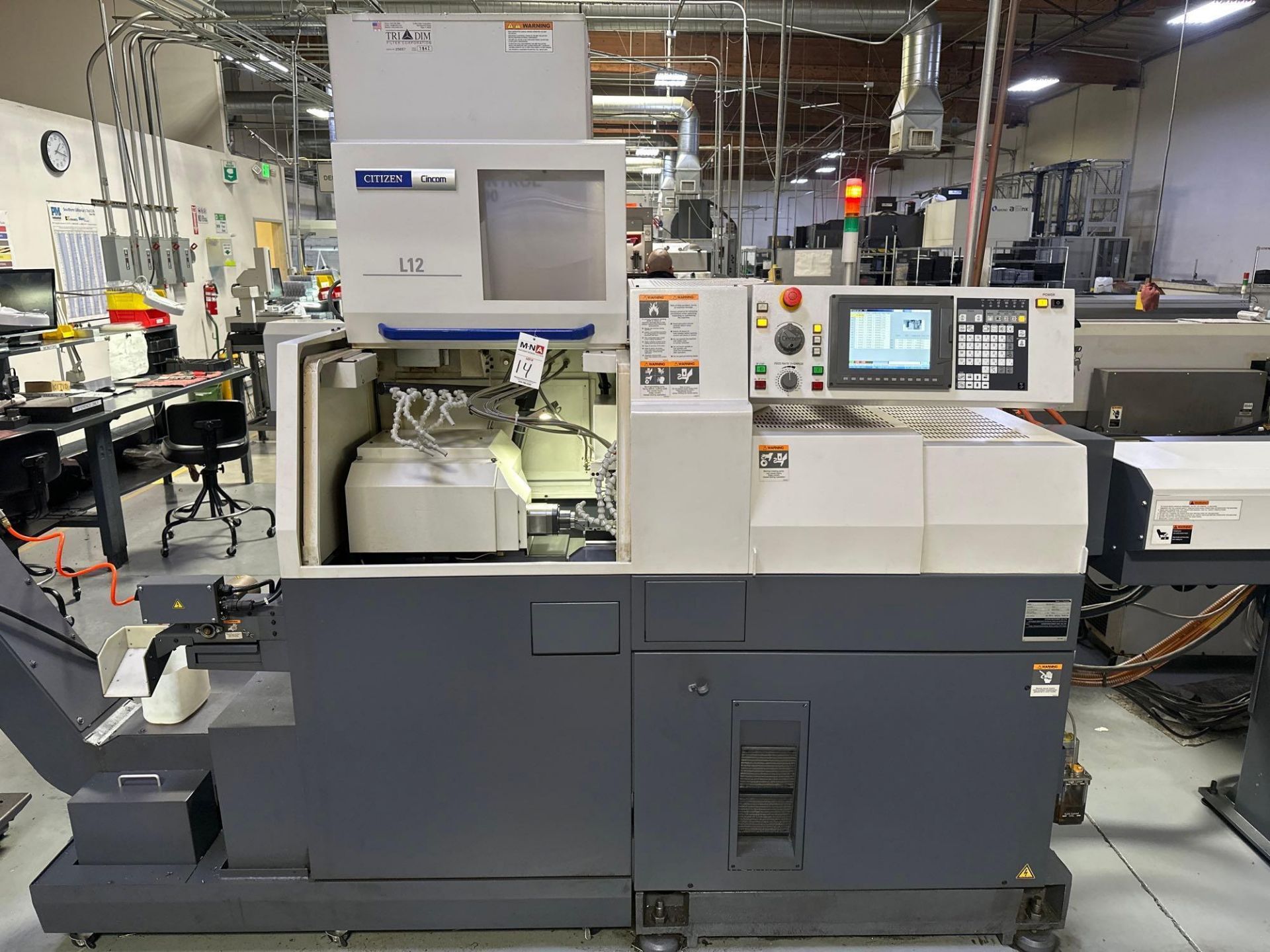 Citizen L12-1M7 6-Axis Swiss CNC Lathe, 18 Station Tool Holders *Delayed for sale in July* - Image 4 of 14