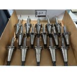 (15) Pioneer CT-40 Shrink Fit Tool Holders w/ Assorted Tooling for Makino A61NX