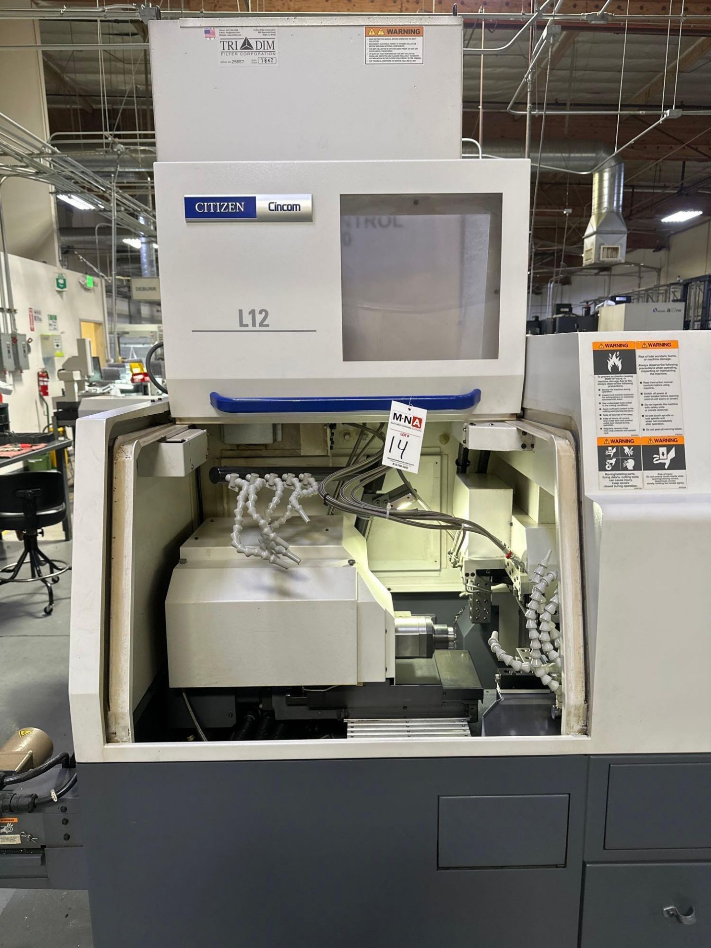 Citizen L12-1M7 6-Axis Swiss CNC Lathe, 18 Station Tool Holders *Delayed for sale in July* - Image 5 of 14